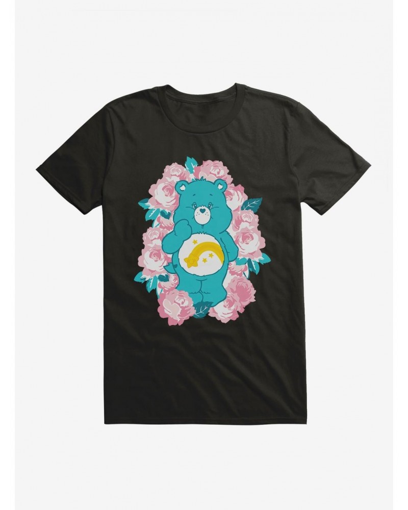 Care Bears Wish Bear Floral T-Shirt $15.06 T-Shirts