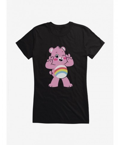 Care Bears Cheer Peace Girls T-Shirt $15.94 T-Shirts