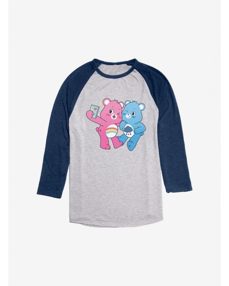 Care Bears Cheer and Grumpy Selfie Raglan $17.92 Raglans