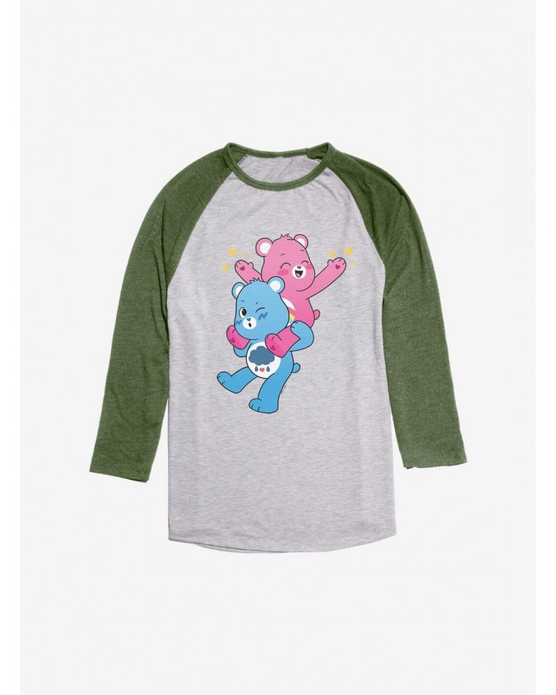 Care Bears Cheer and Grump Piggyback Ride Raglan $17.34 Raglans