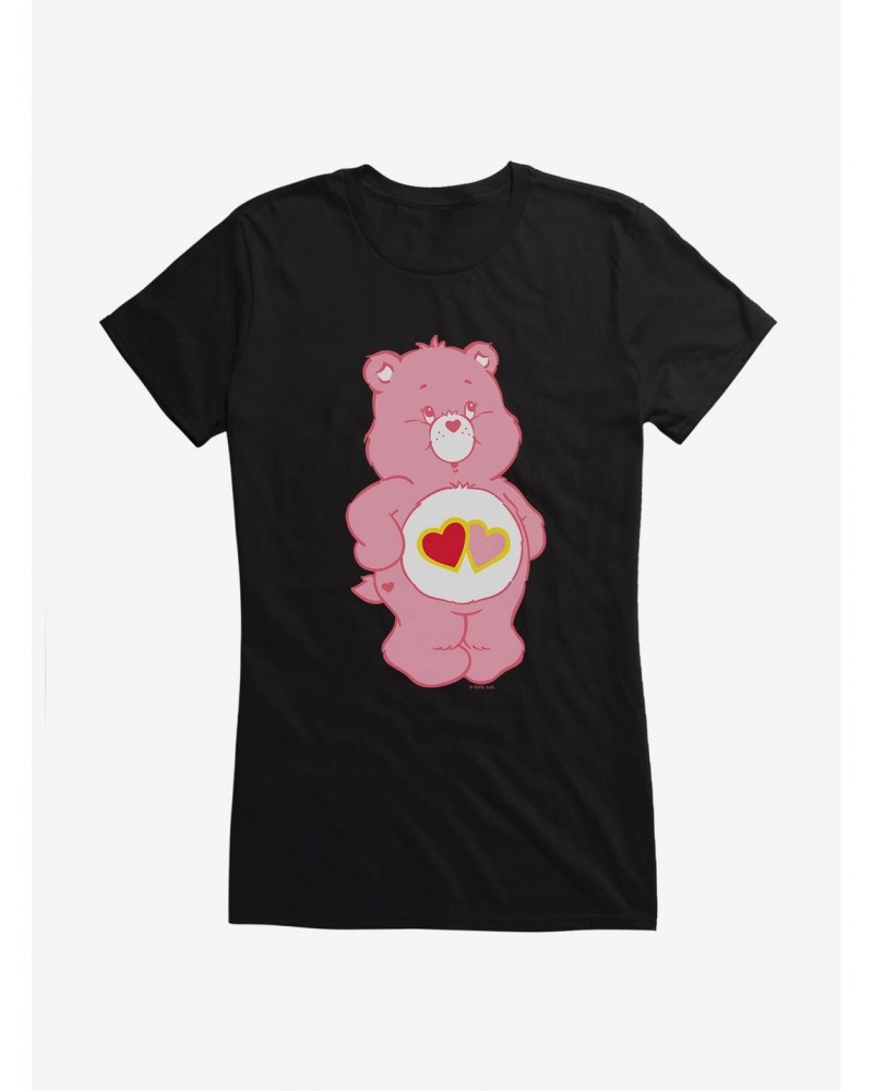 Care Bears Love A Lot Bear Stare Girls T-Shirt $15.69 T-Shirts