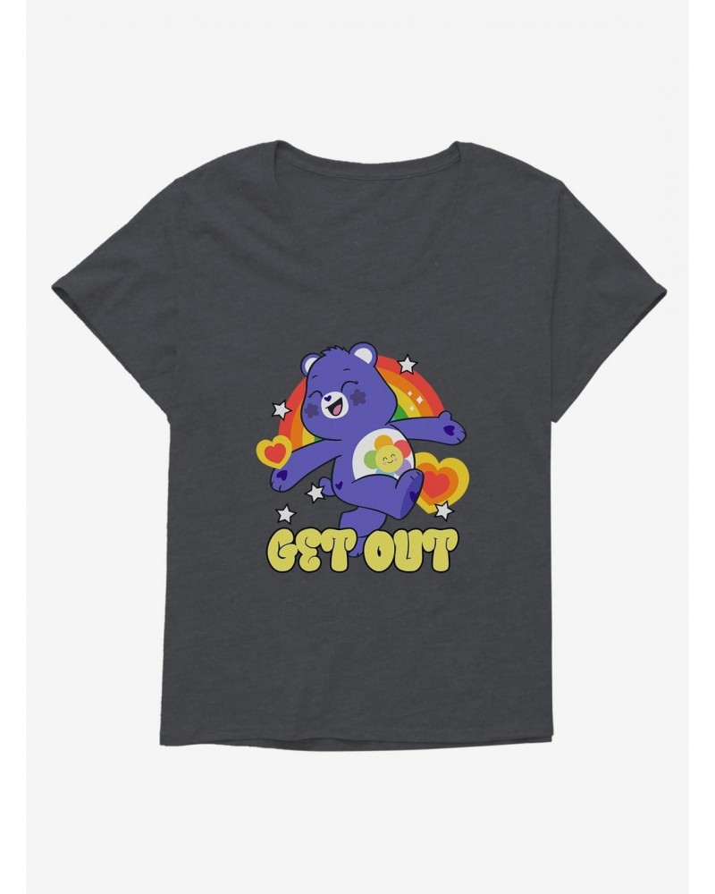 Care Bears Harmony Bear Get Out Girls T-Shirt Plus Size $17.34 T-Shirts