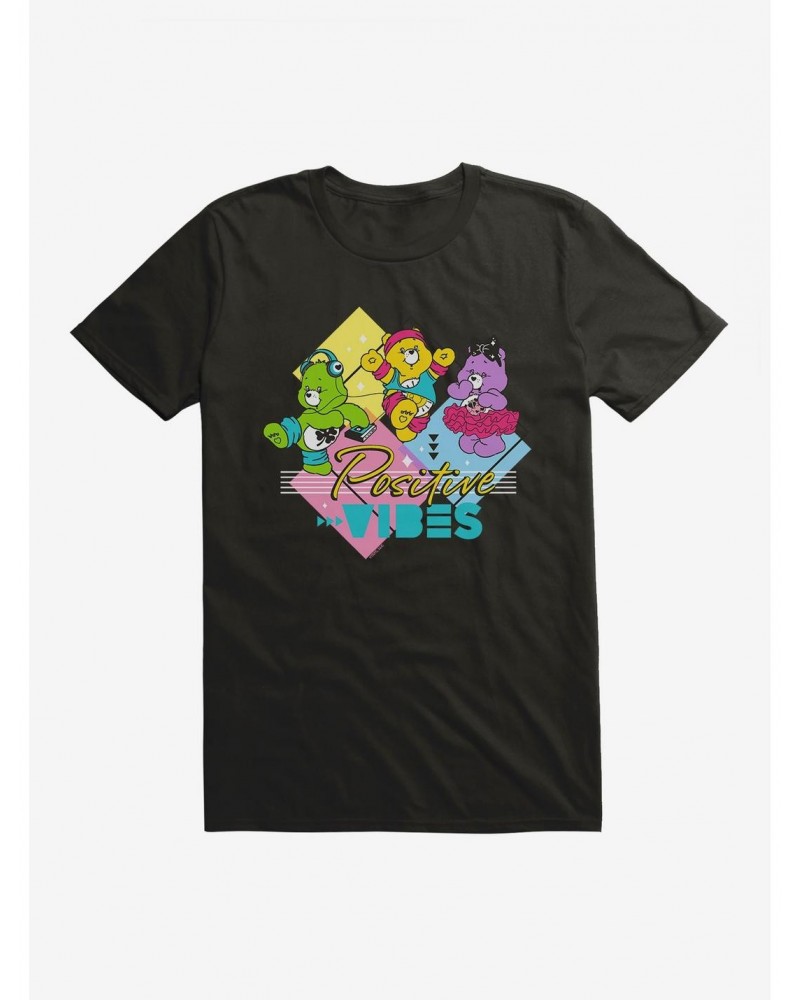 Care Bears Positive Vibes Vibrant T-Shirt $14.82 T-Shirts