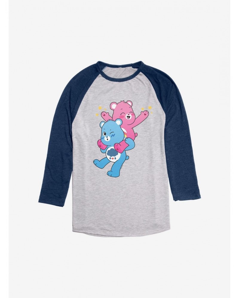 Care Bears Cheer and Grump Piggyback Ride Raglan $18.79 Raglans