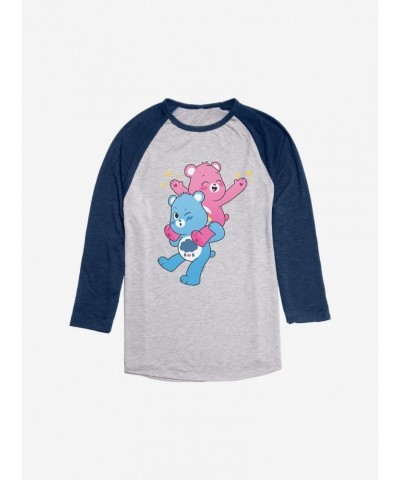 Care Bears Cheer and Grump Piggyback Ride Raglan $18.79 Raglans