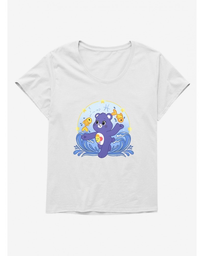 Care Bears Pisces Bear Girls T-Shirt Plus Size $18.50 T-Shirts