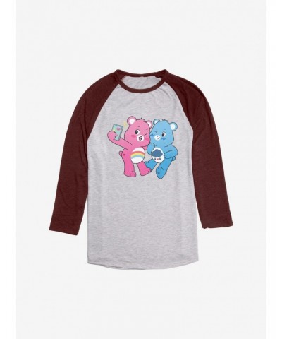 Care Bears Cheer and Grumpy Selfie Raglan $17.63 Raglans