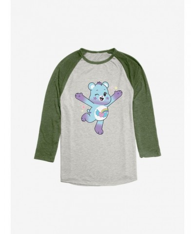 Care Bears Jump Dream Bright Bear Raglan $18.79 Raglans