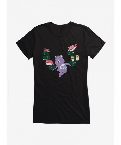 Care Bears Share Bear Sushi Stacks Girls T-Shirt $16.19 T-Shirts