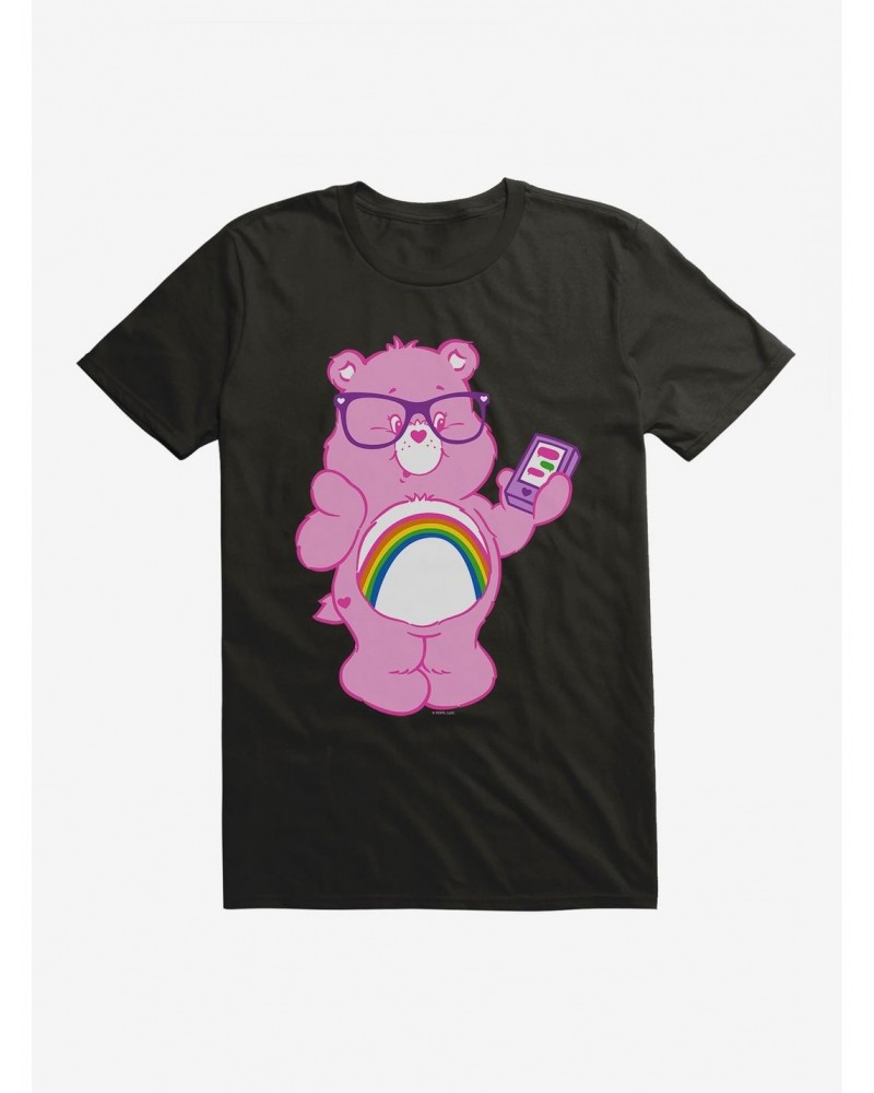 Care Bears Cheer Bear Texting T-Shirt $15.54 T-Shirts