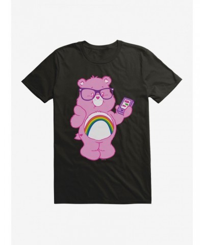 Care Bears Cheer Bear Texting T-Shirt $15.54 T-Shirts