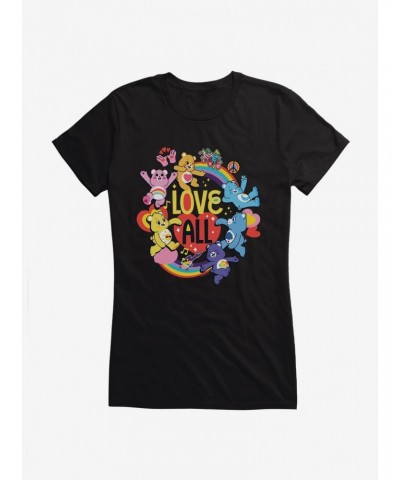 Care Bears Love All Girls T-Shirt $15.19 T-Shirts