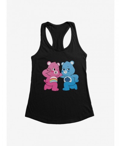 Care Bears Grumpy And Cheer Cool Pose Girls Tank $15.94 Tanks