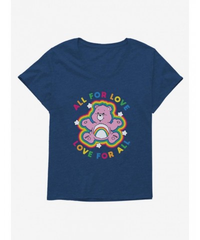 Care Bears Pride Cheer Bear All For Love, Love For All T-Shirt Plus Size $17.63 T-Shirts