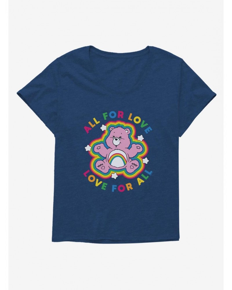 Care Bears Pride Cheer Bear All For Love, Love For All T-Shirt Plus Size $17.63 T-Shirts