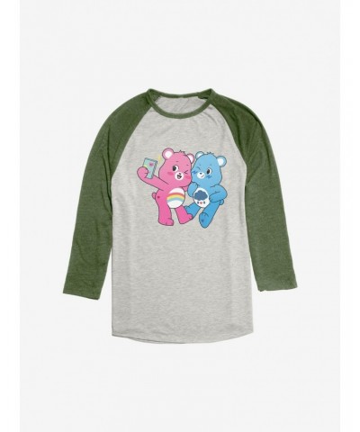 Care Bears Cheer and Grumpy Selfie Raglan $18.79 Raglans