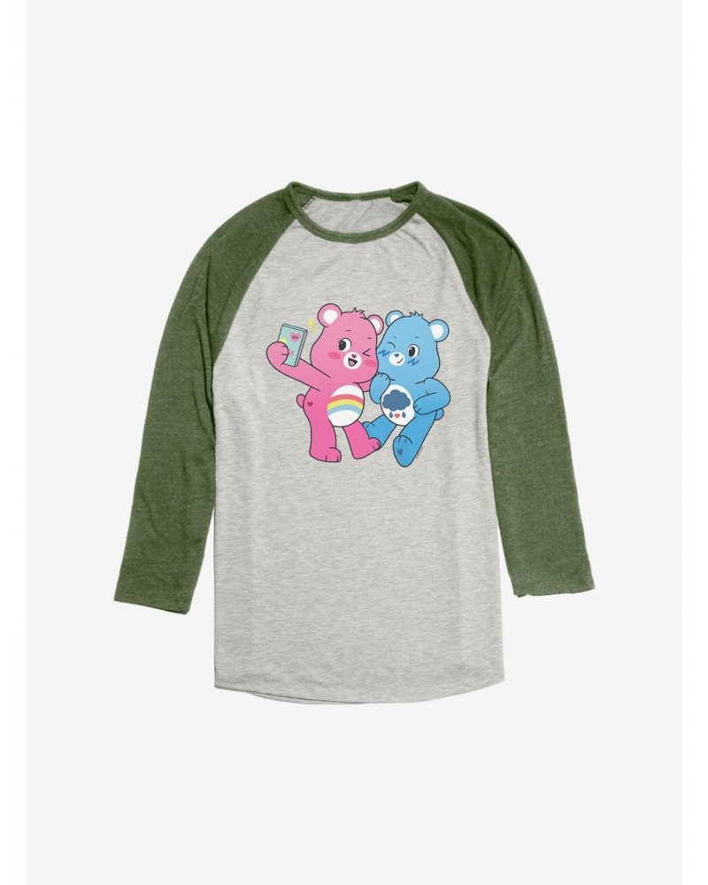 Care Bears Cheer and Grumpy Selfie Raglan $18.79 Raglans