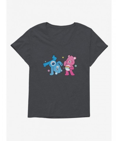 Care Bears Grumpy And Cheer Cartwheel Plus Girls T-Shirt $18.21 T-Shirts