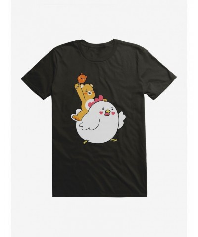 Care Bears Tenderheart Bear Chicken Ride T-Shirt $15.06 T-Shirts