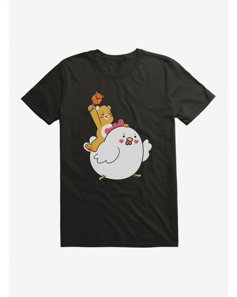 Care Bears Tenderheart Bear Chicken Ride T-Shirt $15.06 T-Shirts