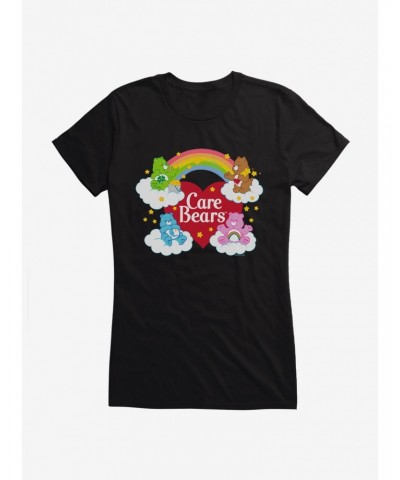 Care Bears Friends On Clouds Girls T-Shirt $15.69 T-Shirts