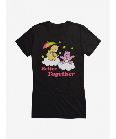 Care Bears Funshine & Cheer Better Together Girls T-Shirt $15.44 T-Shirts