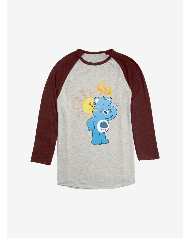 Care Bears Grumpy Summer Love Raglan $18.79 Raglans