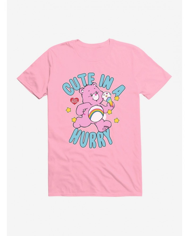 Care Bears Cheer Bear Cute In A Hurry T-Shirt $15.06 T-Shirts