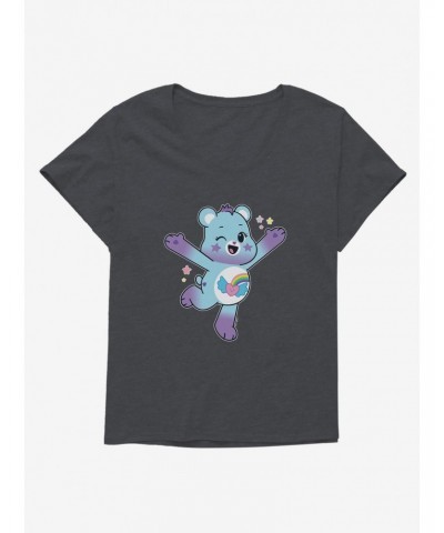 Care Bears Dream Bright Bear Stars Girls T-Shirt Plus Size $17.63 T-Shirts