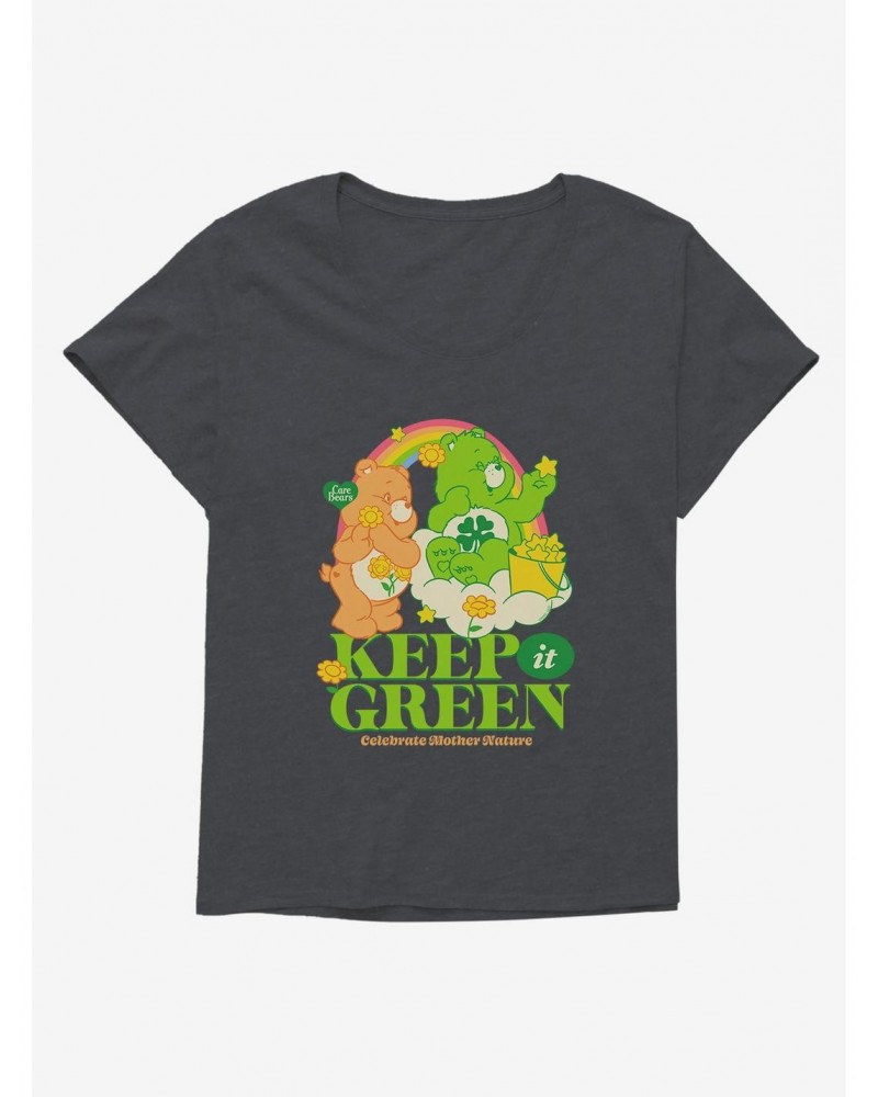 Care Bears Keep It Green Girls T-Shirt Plus Size $19.14 T-Shirts