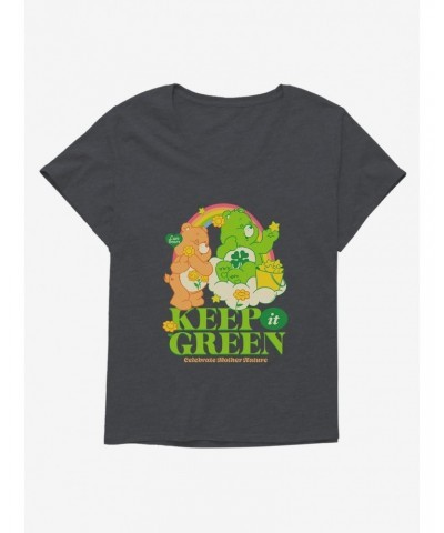 Care Bears Keep It Green Girls T-Shirt Plus Size $19.14 T-Shirts