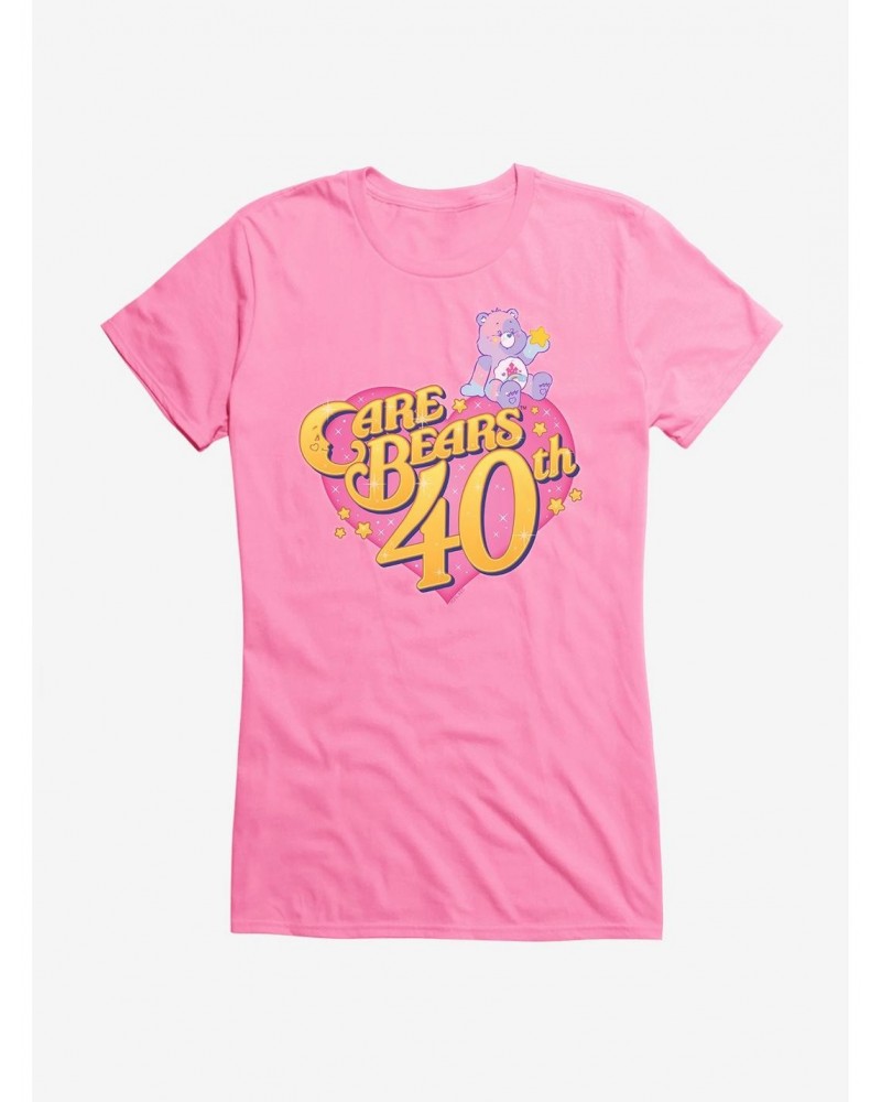 Care Bears Anniversary Logo Girls T-Shirt $16.19 T-Shirts