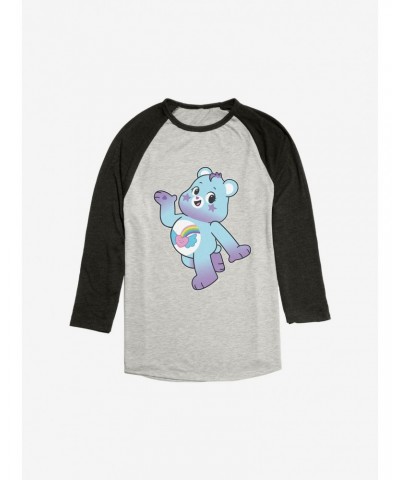 Care Bears Side Pose Dream Bright Bear Raglan $17.92 Raglans