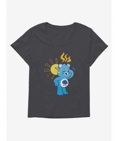 Care Bears Grumpy Bear Sweat Girls T-Shirt Plus Size $18.54 T-Shirts