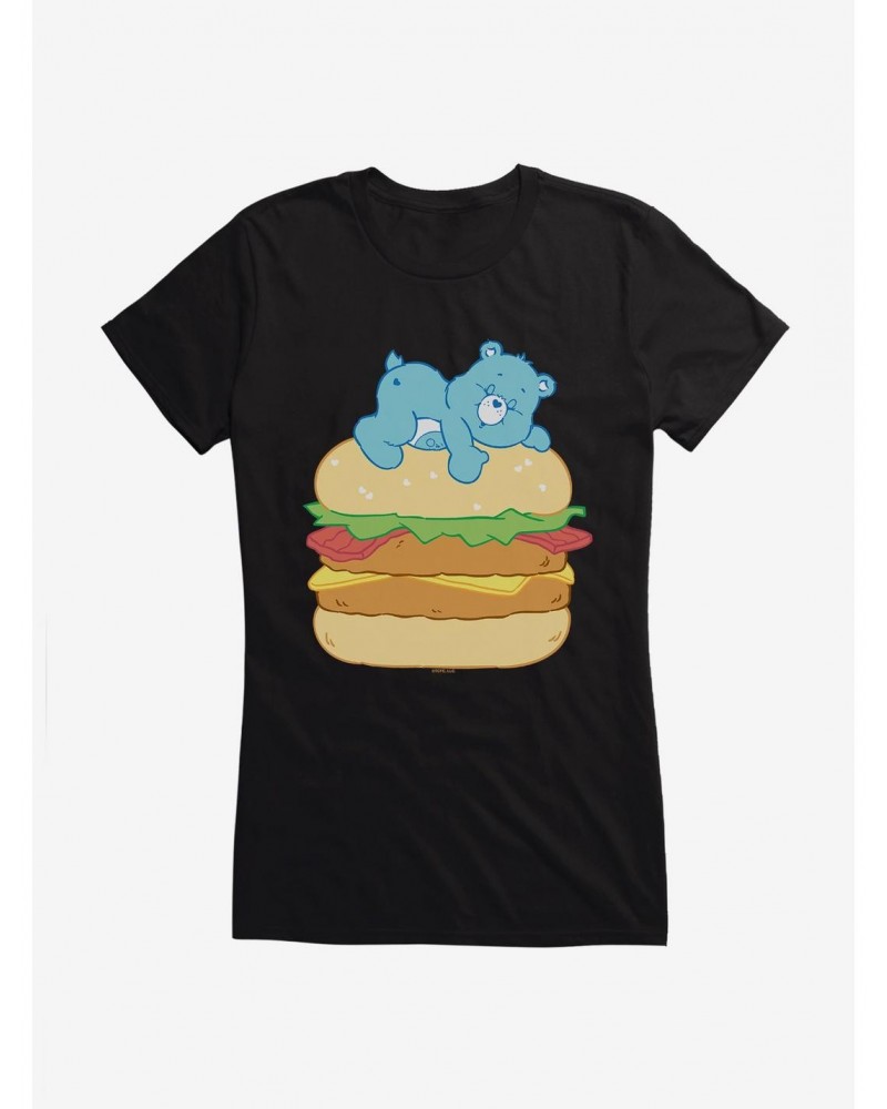 Care Bears Bedtime Bear Burger Girls T-Shirt $16.19 T-Shirts