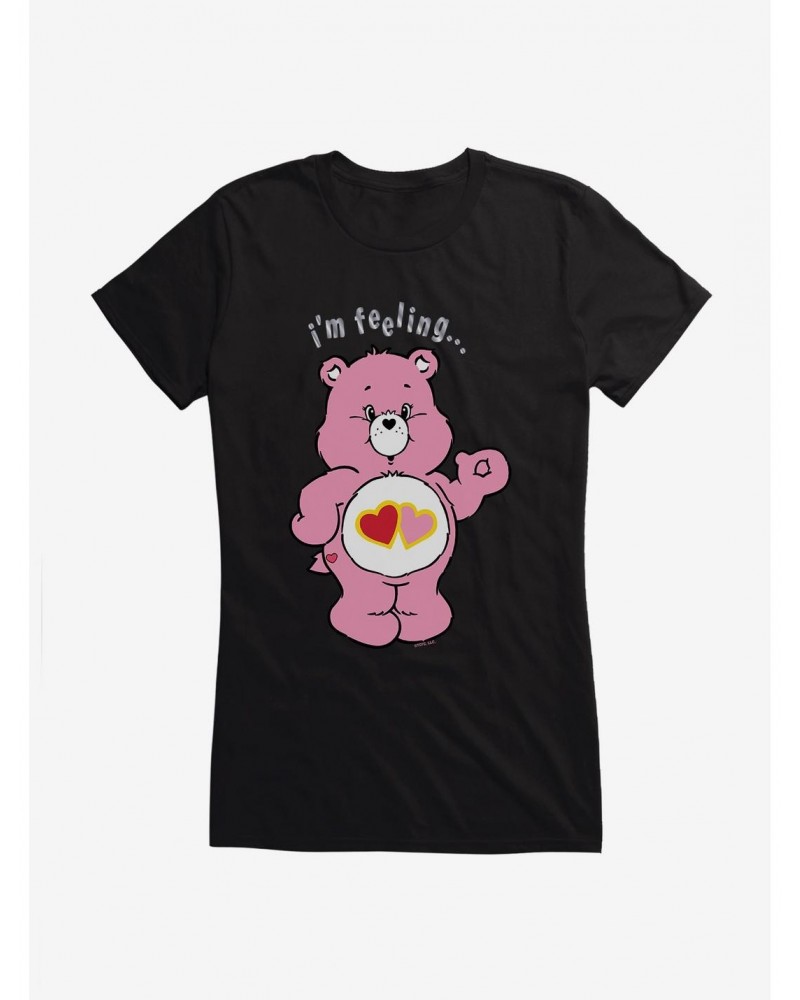 Care Bears Love A Lot Bear Feeling Girls T-Shirt $14.94 T-Shirts