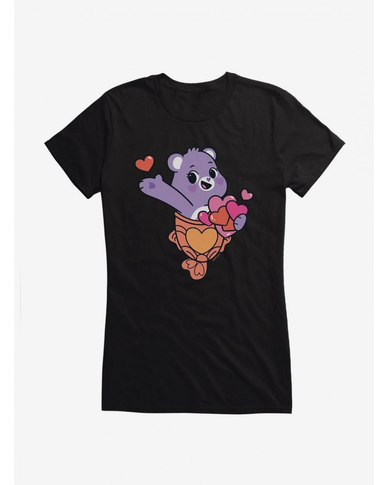 Care Bears Share Bear Taiyaki Cone Girls T-Shirt $15.19 T-Shirts