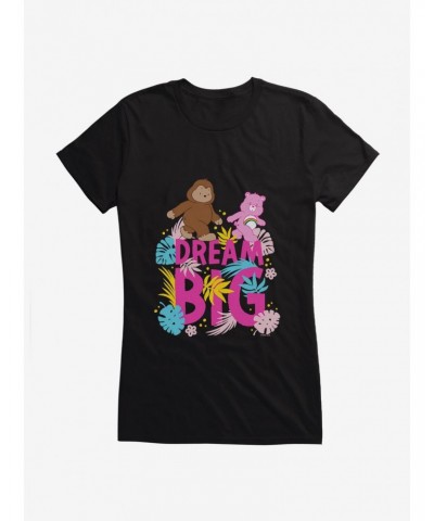 Care Bears Bigfoot Cheer Dream Big Girls T-Shirt $14.94 T-Shirts