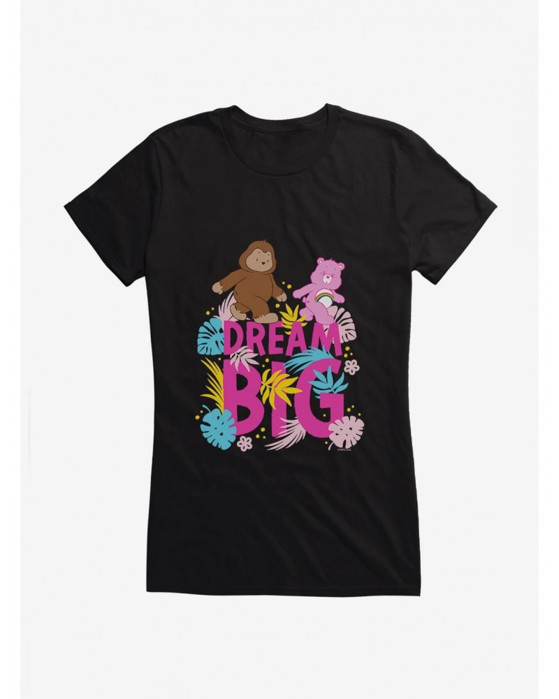 Care Bears Bigfoot Cheer Dream Big Girls T-Shirt $14.94 T-Shirts