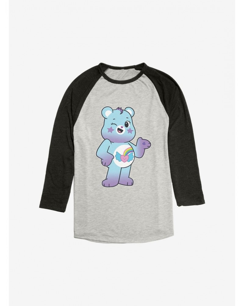 Care Bears Wink Dream Bright Bear Raglan $18.50 Raglans