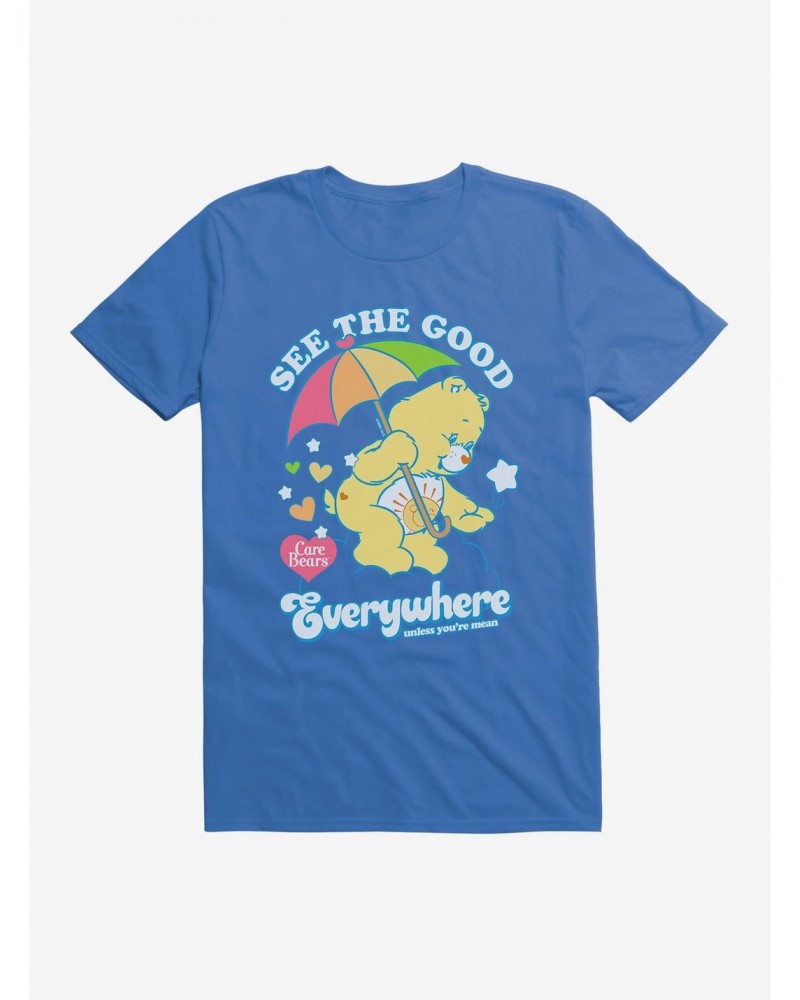 Care Bears Funshine Bear Good Everywhere Unless Your Evil T-Shirt $15.54 T-Shirts