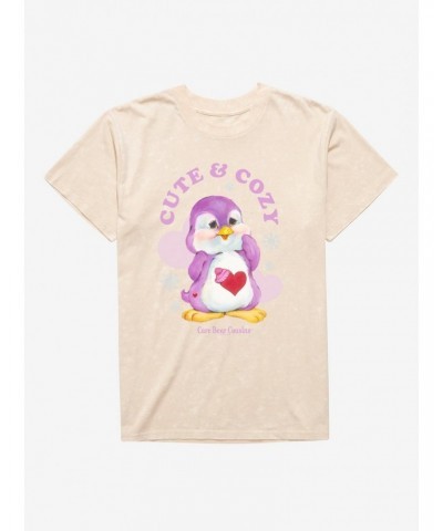 Care Bear Cousins Cozy Heart Penguin Cute & Cozy Mineral Wash T-Shirt $16.58 T-Shirts