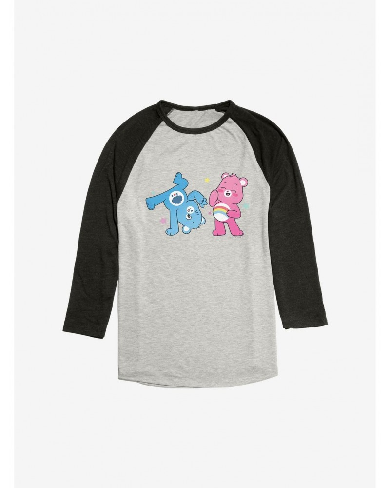 Care Bears Cheer and Grumpy Goofing Around Raglan $18.79 Raglans