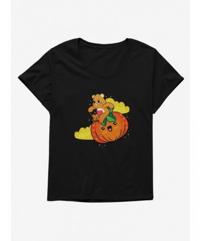 Care Bears Pumpkin Ride Girls T-Shirt Plus Size $17.34 T-Shirts