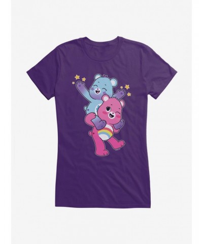 Care Bears Dream Bright Bear and Cheer Bear Girls T-Shirt $14.94 T-Shirts