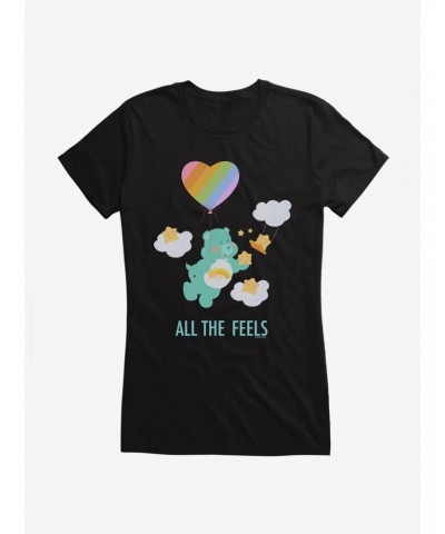 Care Bears All The Feels Stars Girls T-Shirt $16.19 T-Shirts