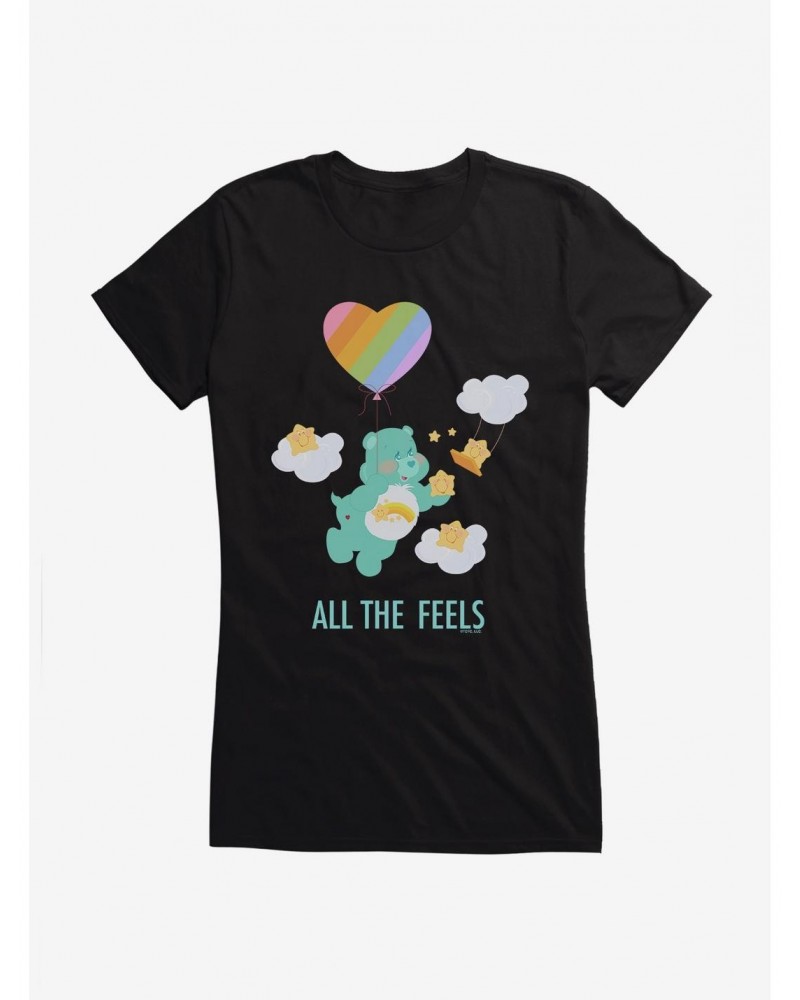 Care Bears All The Feels Stars Girls T-Shirt $16.19 T-Shirts