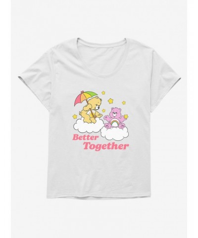 Care Bears Funshine & Cheer Better Together Girls T-Shirt Plus Size $17.63 T-Shirts