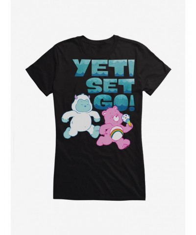 Care Bears Yeti Set Go Girls T-Shirt $15.69 T-Shirts