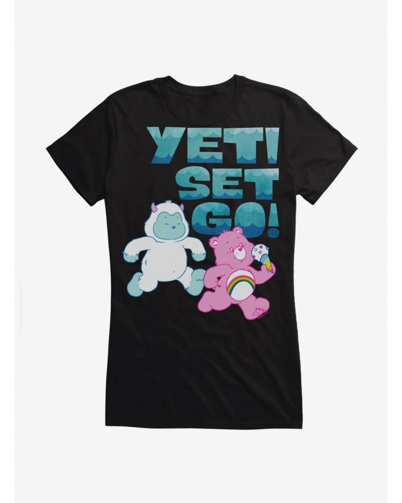 Care Bears Yeti Set Go Girls T-Shirt $15.69 T-Shirts